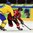 HELSINKI, FINLAND - DECEMBER 26: Switzerland's Pius Suter #24 stickhandles the puck away from Sweden's Joel Eriksson Ek #20 during preliminary round action at the 2016 IIHF World Junior Championship. (Photo by Matt Zambonin/HHOF-IIHF Images)


